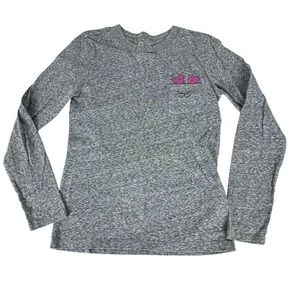 Crewcuts Gray Long Sleeve size 14 Top - Picture 1 of 4